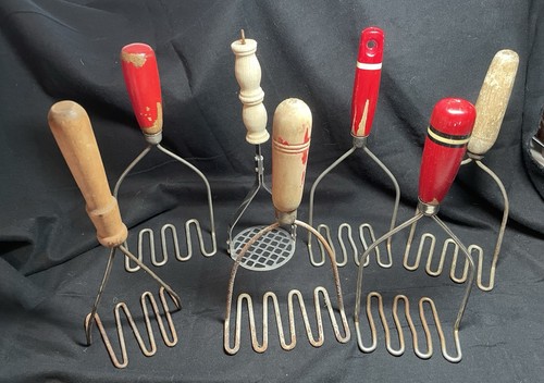 Vintage potato mashers set - mashers,