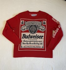Budweiser Sweater Mens Size