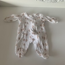 Mamas And Papas Gingerbread Christmas Sleep suit Newborn