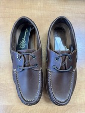 Yachtsman By Seafarer Cyclone Leather Boat Deck Shoe Size UK 7