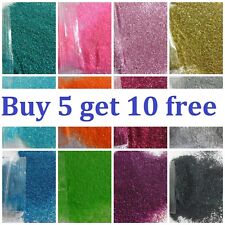 Fine Glitter Pots/ 5g Bags Cosmetic Shadow Lip Nail Face dust BUY 5 Get 10 FREE