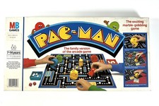 MB Games Pac-Man Original 1982 Boxed Retro Rare Board Game Some parts are NEW!