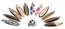 Surfboard wooden model - wooden, on
