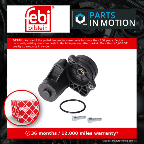 Brake caliper servo - , rear