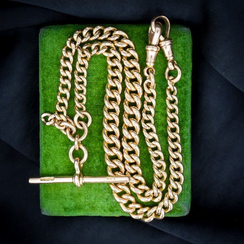 Antique 9ct gold - gold, double