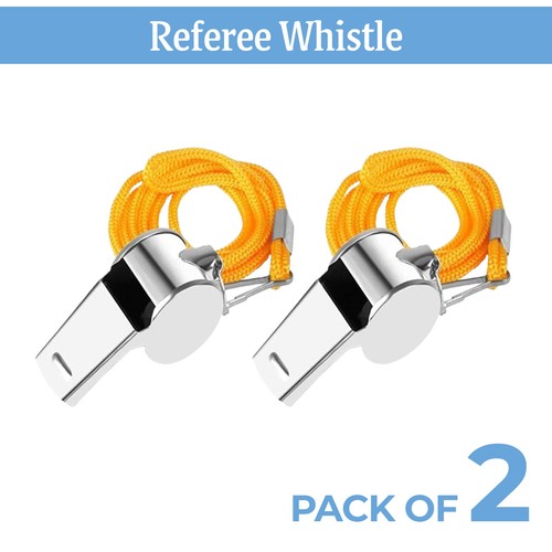 2pcs metal referee whistle - 2pcs,