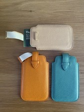 Teal - Daines & Hathaway Leather Card Holder/ Business Card Holder