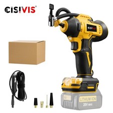 120PSI Cordless Air Compressor Car Tyre Inflator Pump for Dewalt 18V 20V Battery
