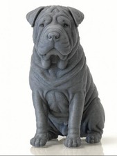 Shar Pei Statue 7 Inches