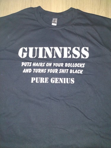Spoof guinness shirt black - t-shirt,