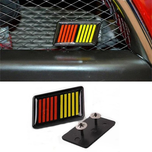 Car front grille decal - decal, badge