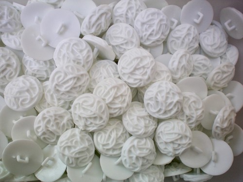 Buttons 20mm 32l white - 20mm,