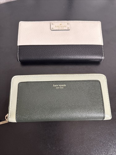 Kate spade wallets black and - kate, wallets,black
