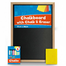 Kids Wooden Framed Chalkboard
