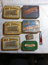 Vintage Tin Bundle With Pipe