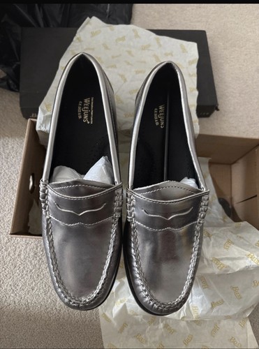 Bass co weejuns silver - weejuns,