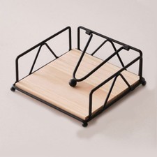 Tissue Holder Metal Napkin Holder Dispenser Kitchen Dining Room Table Decor PN