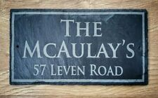 Personalised Slate House Sign Plaque Name House Door Gate Farm .