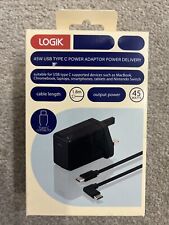 LTC45W18 LOGIK Switch USB Type-C power adaptor charger 1.8 m cable  MacBook. 