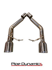 PIPE DYNAMICS AUDI A4 QUATTRO 3.2 FSI B8 BACK BOX REAR MUFFLER DELETES EXHAUST