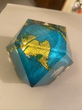 Vintage Floating Globe Lucite