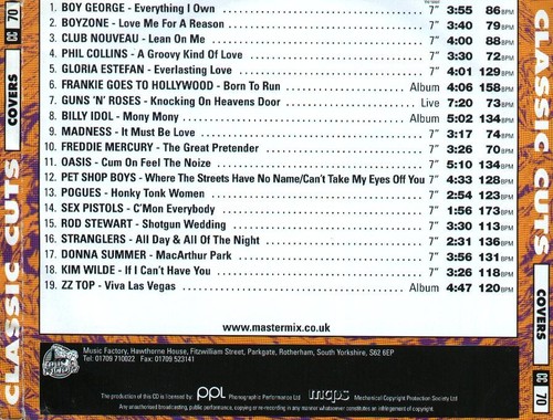 Mastermix classic cuts covers - mastermix,