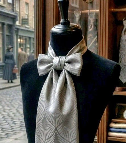 Silver grey jacquard - silver,