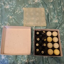 16 x NEW Black 8 Ball 2" Pool Ball & 1.7/8" Cue Ball For All Slate Pool Tables