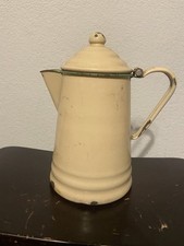 Vintage Enamelware Cream And