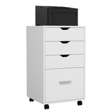 Mobile File Cabinet, 4-Drawer