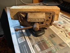 Vintage bench vice.  Unknown maker but ‘BRITISH MADE’.