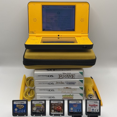 Nintendo dsi yellow bundle - nintendo,
