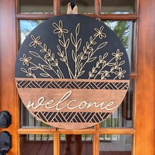 3D Welcome Sign for Front