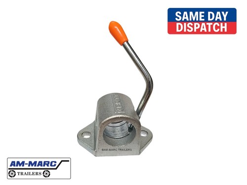 48mm trailer jockey - wheel, cast