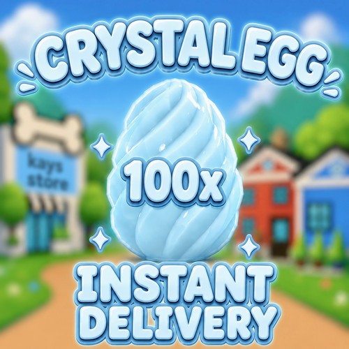Crystal eggs 100x adopt - eggs, from