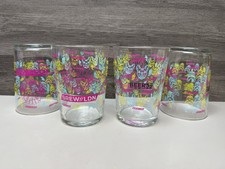 (4x) Brew LDN Beer Ale Craft Graduated Pint Glass Home Bar Man Cave Dog Design