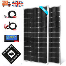 12Volt 180W Watt Solar Panel Mono for Off Grid RV Caravan Boat Shed Trailer Van