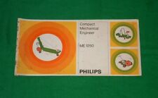 PHILIPS Vintage COMPACT MECHANICAL ENGINEER Construction Toy Instruction BOOKLET