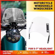 Motorcycle Windscreen Windshield Wind Screen Deflector bike Smoke Universal