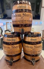 Empty Oak Cherry Barrel & Tap