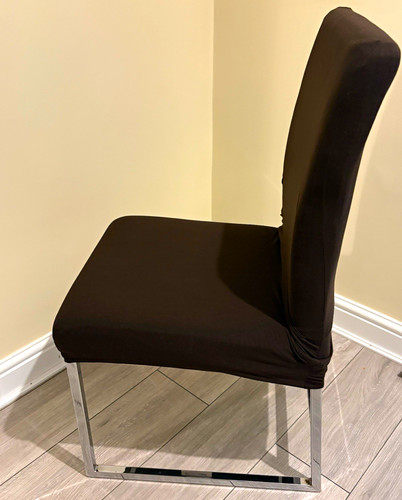 Brown stretch elastic fitted - brown,