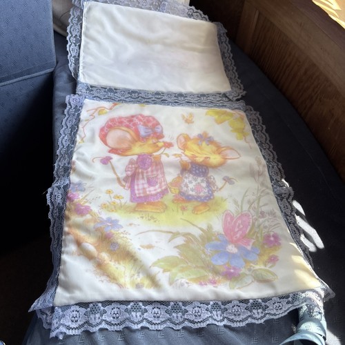 Doll pram quilt pillow - doll,