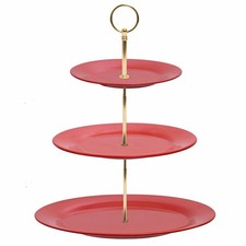 Red 3-Tier Melamine Cupcake