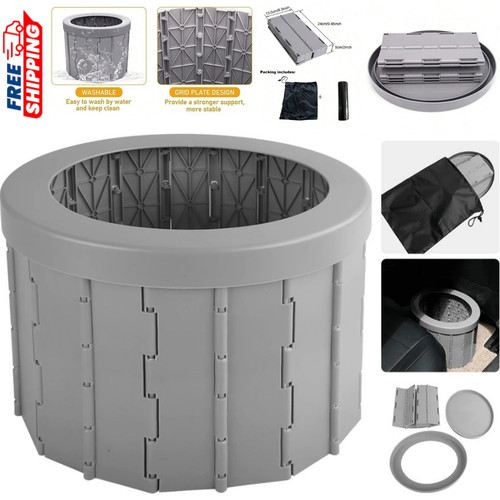 Portable folding toilet - portable,
