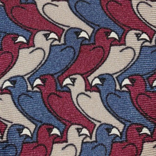 MC ESCHER ~ ART ~ MENS SILK