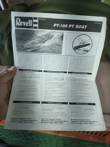 Revell patrol torpedo boat - torpedo,