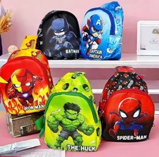 Kids Marvel Backpack Crossbody Bag Avengers Spider-man Hulk Captain America