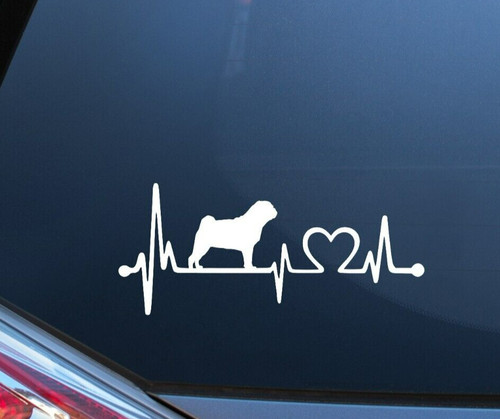 Pug heartbeat - 8cm),