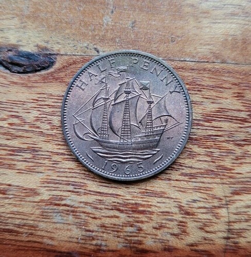 Uncirculated half penny 1965 - half-penny,