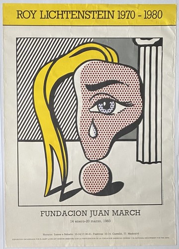 Original vtg roy lichtenstein - vtg,